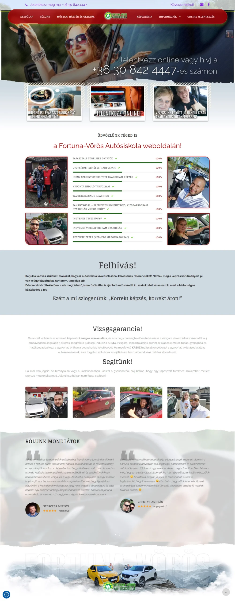 Fortuna Jogsi Autósiskola képernyőkép