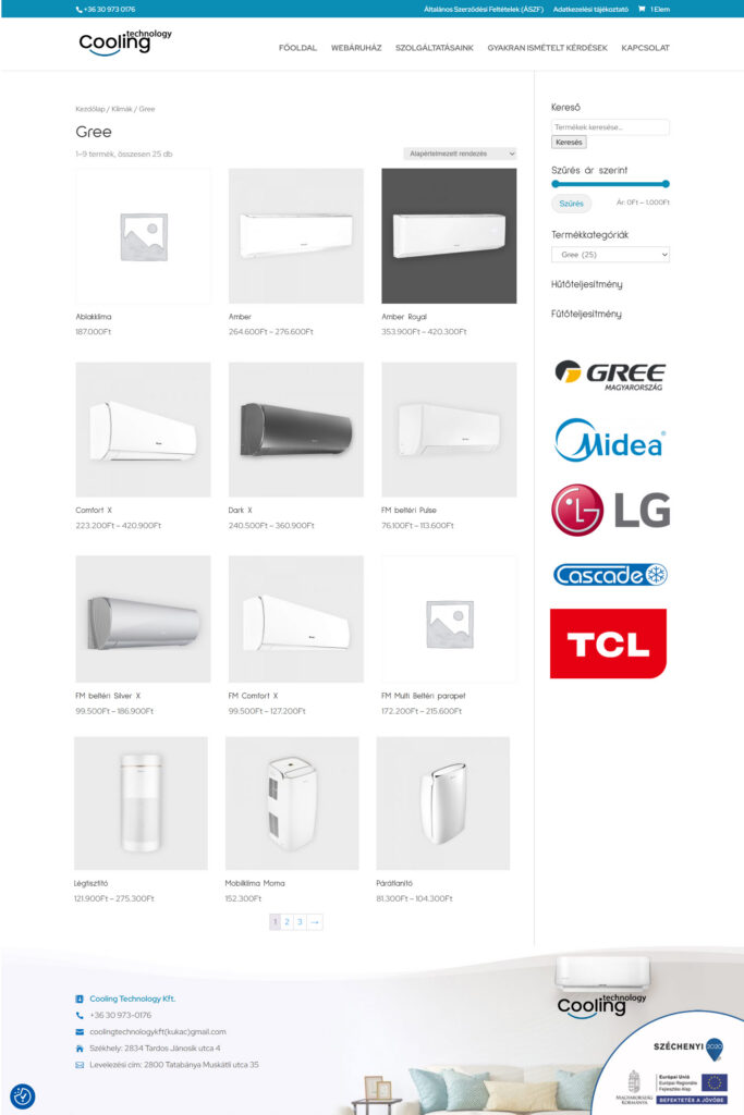 tklima.hu weboldal